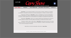 Desktop Screenshot of copyshowargentina.com.ar